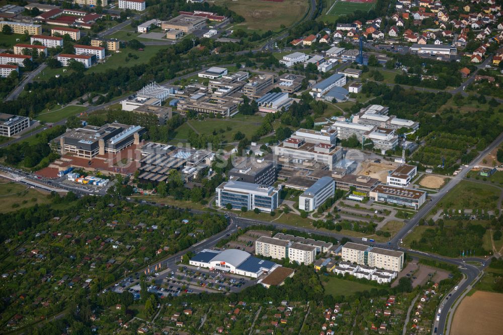 Luftaufnahme Würzburg - Campus- Gebäude der Universität und Universitätsbibliothek Würzburg im Ortsteil Frauenland in Würzburg im Bundesland Bayern, Deutschland