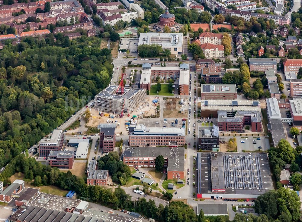 Luftbild Kiel - Campus- Gebäude der Universität Wissenschaftspark in Kiel im Bundesland Schleswig-Holstein, Deutschland