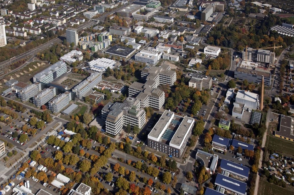 Luftbild Mainz - Campus - Gelände der Universität Johannes Gutenberg in Mainz im Bundesland Rheinland-Pfalz
