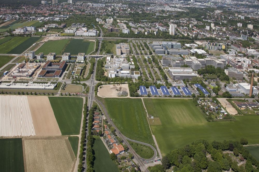 Luftbild Mainz - Campus - Gelände der Universität Johannes Gutenberg in Mainz im Bundesland Rheinland-Pfalz
