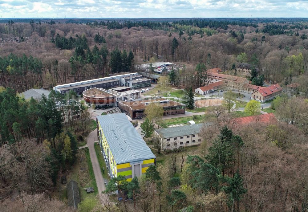 Luftaufnahme Eberswalde - Campus der Hochschule für nachhaltige Entwicklung (HNEE) in Eberswalde im Bundesland Brandenburg, Deutschland