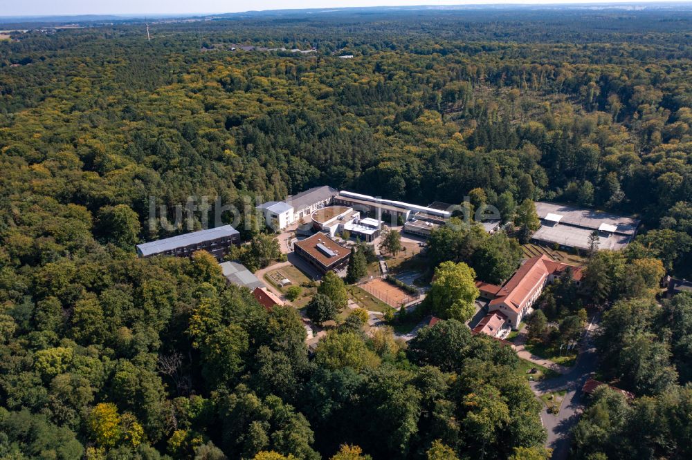 Eberswalde aus der Vogelperspektive: Campus der Hochschule für nachhaltige Entwicklung (HNEE) in Eberswalde im Bundesland Brandenburg, Deutschland