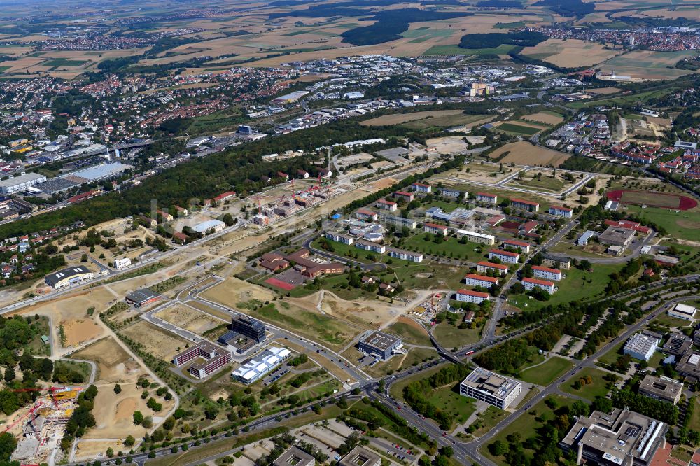 Würzburg von oben - Campus Hubland Nord der Universität Würzburg im Ortsteil Frauenland in Würzburg im Bundesland Bayern, Deutschland