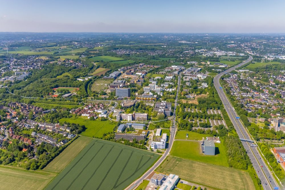 Dortmund von oben - Campus Nord der Technischen Universität in Dortmund im Bundesland Nordrhein-Westfalen, Deutschland