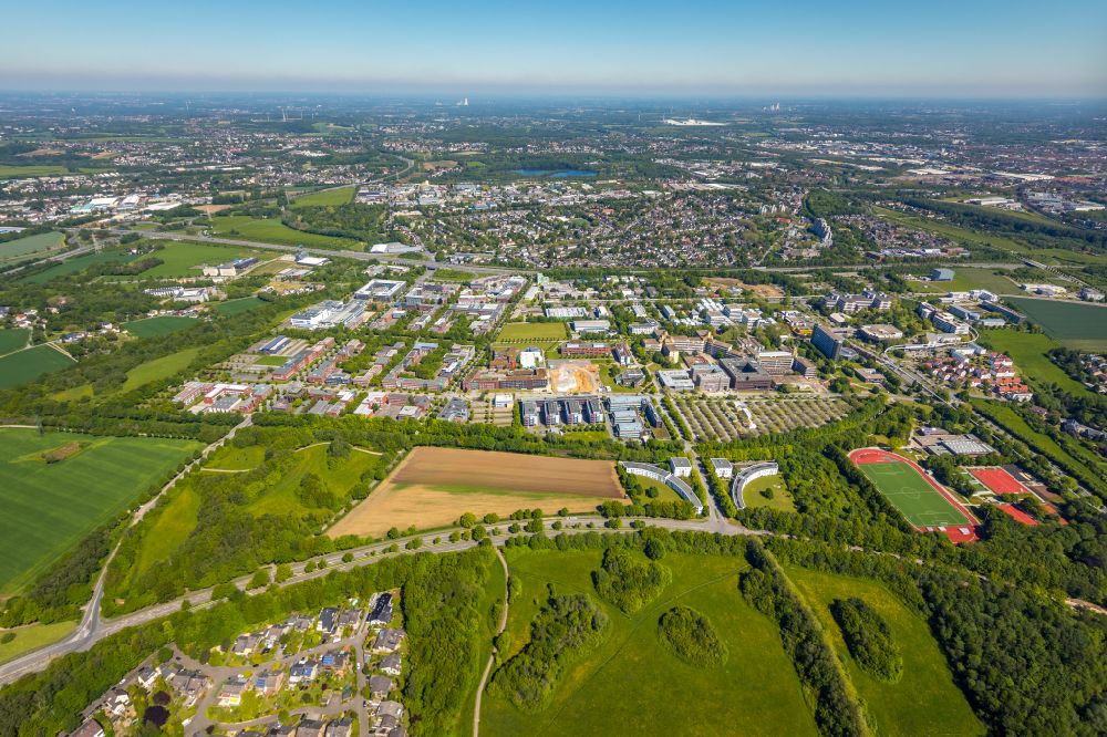 Dortmund von oben - Campus Nord der Technischen Universität in Dortmund im Bundesland Nordrhein-Westfalen, Deutschland
