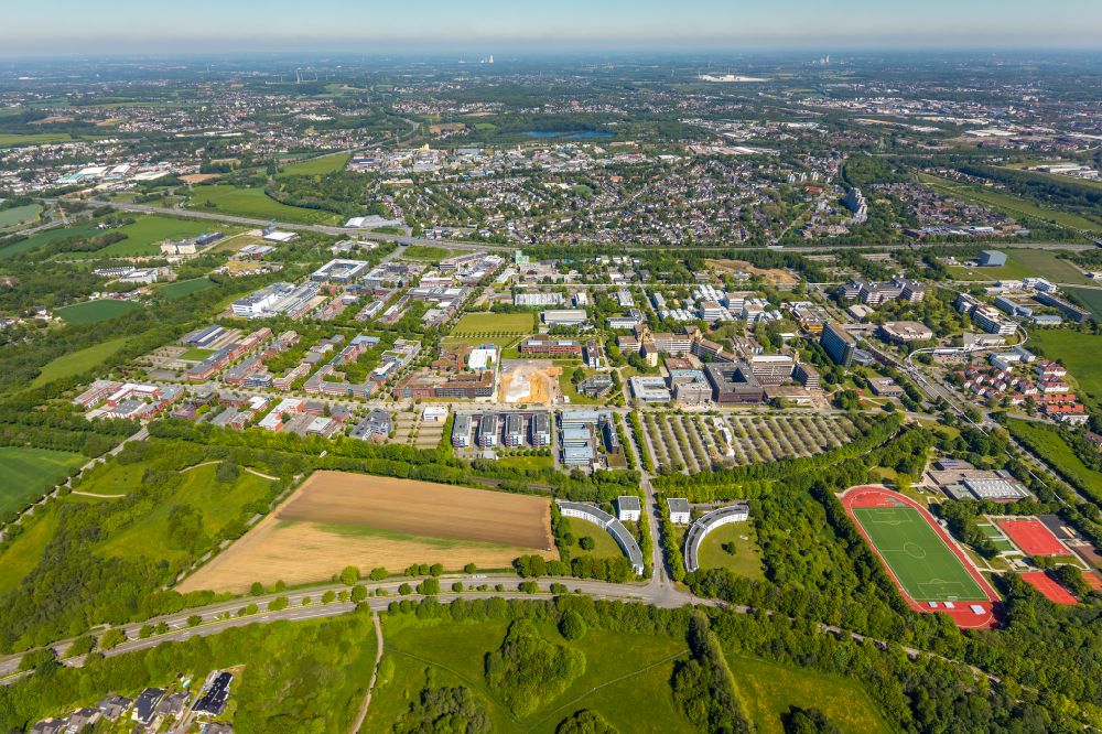 Dortmund aus der Vogelperspektive: Campus Nord der Technischen Universität in Dortmund im Bundesland Nordrhein-Westfalen, Deutschland