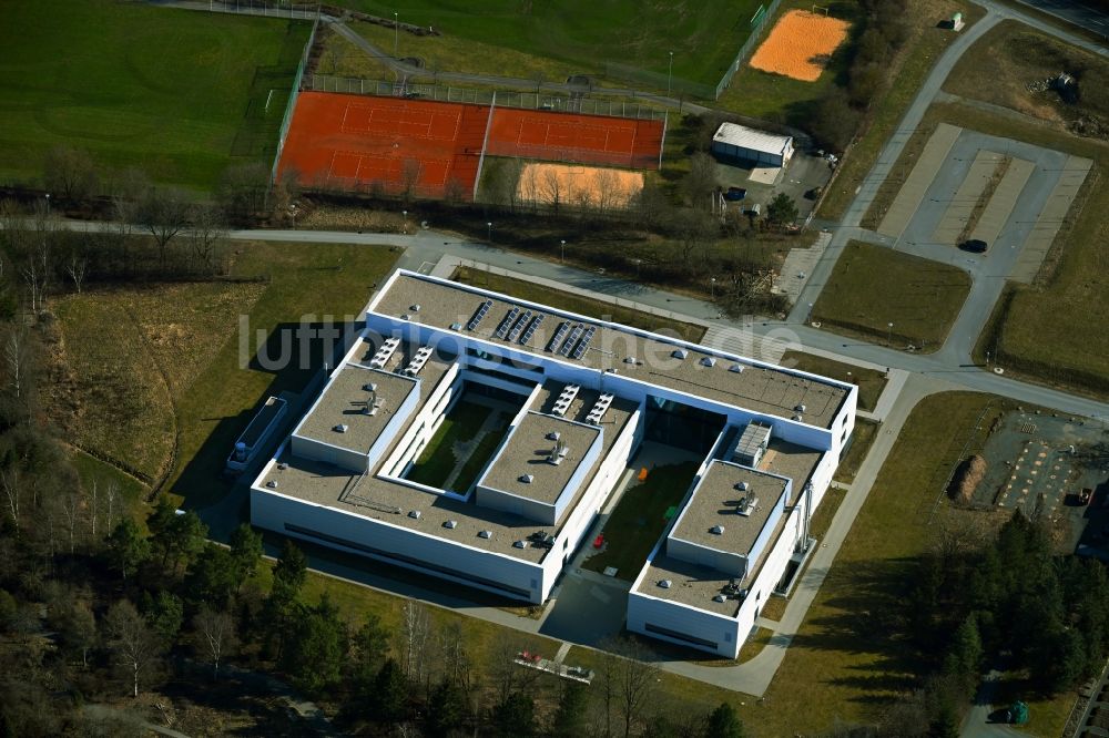 Luftaufnahme Bayreuth - Campus- Universitäts- Bereich TAO - Technologie Allianz Oberfranken im Ortsteil Frankengut in Bayreuth im Bundesland Bayern, Deutschland