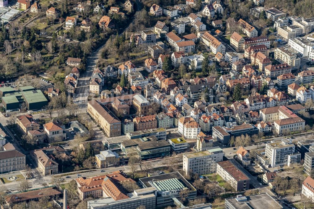 Luftbild Tübingen - Campus- Universitäts- Bereich in Tübingen im Bundesland Baden-Württemberg, Deutschland