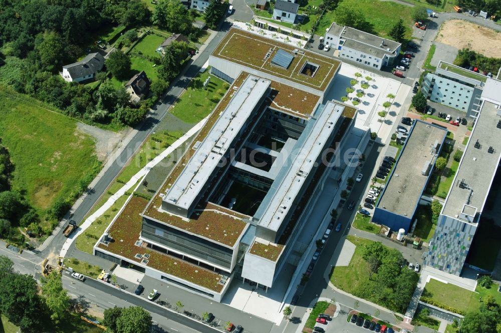 Luftaufnahme Gießen - Campus- Universitäts- Fachbereich Chemie in Gießen im Bundesland Hessen, Deutschland