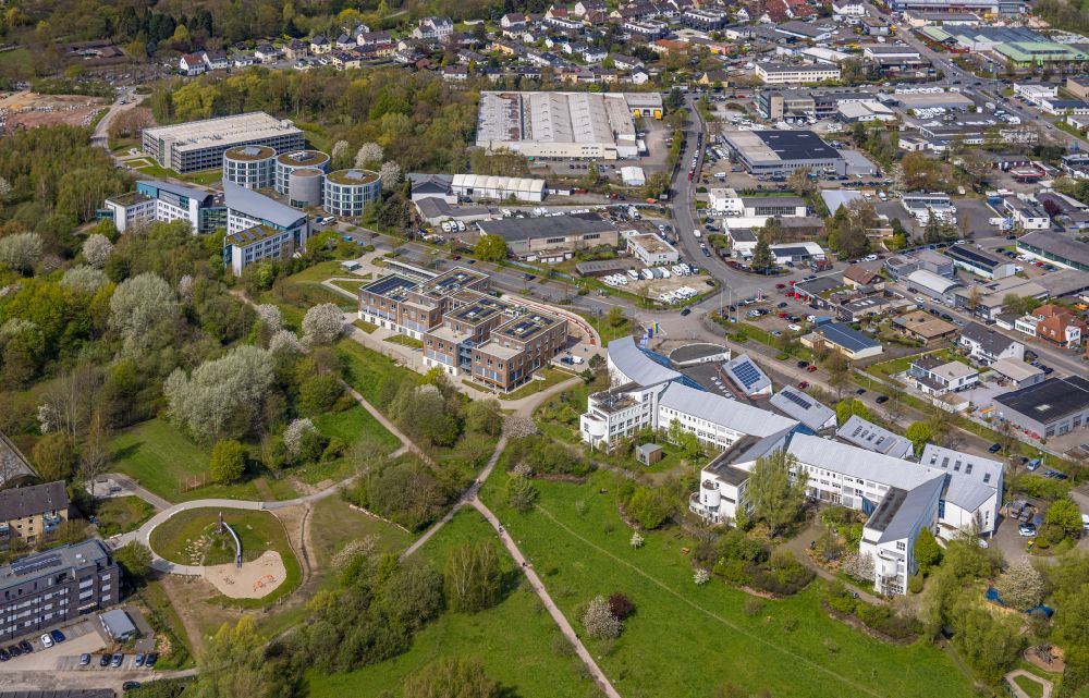 Luftbild Witten - Campus- Universitäts- Gebäude in Witten im Bundesland Nordrhein-Westfalen, Deutschland