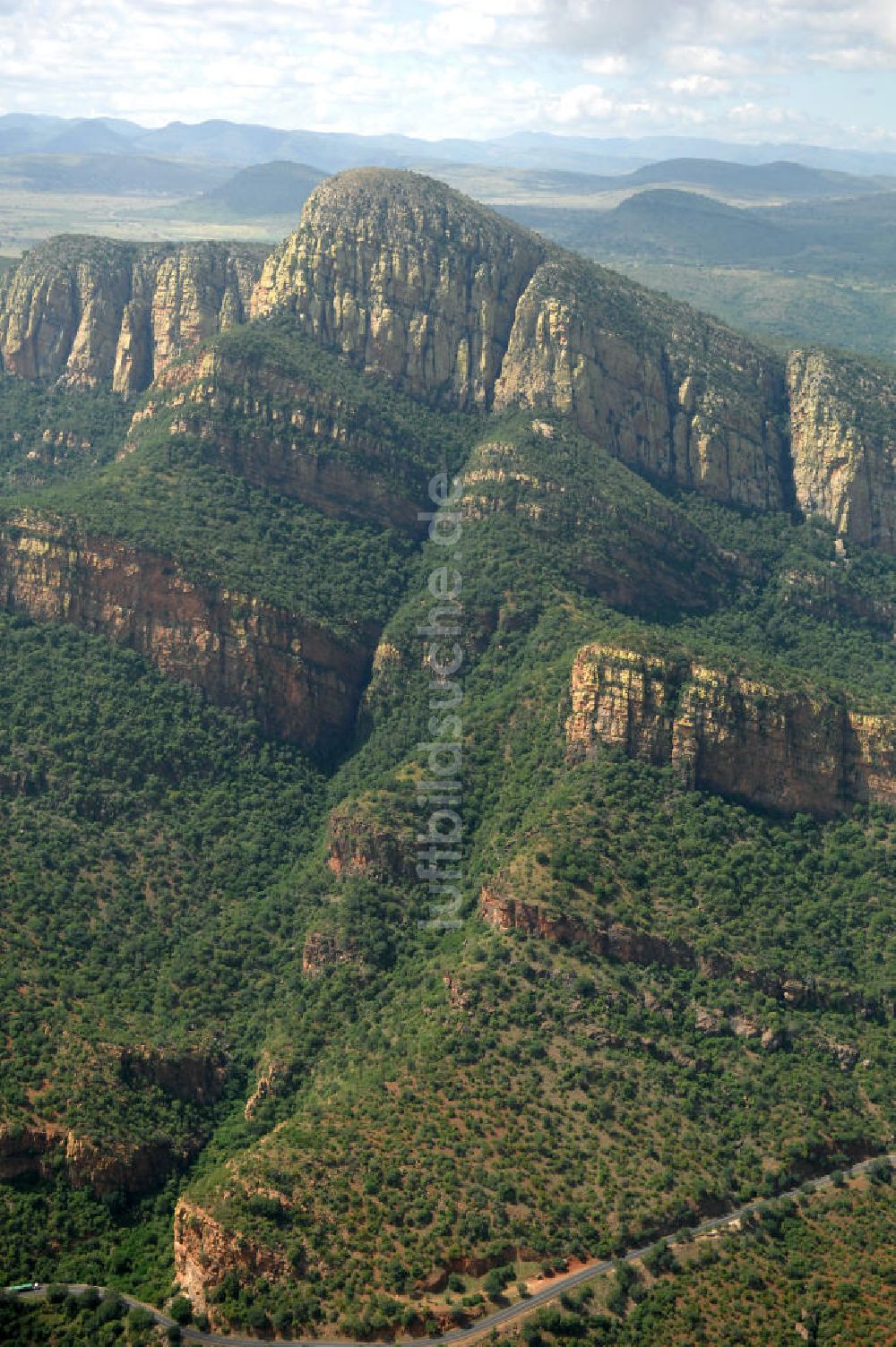 Luftbild Mpumalanga - Canyon des Blyde River im Hochland von Mpumalanga - Blyderivierspoort Nature Reserve