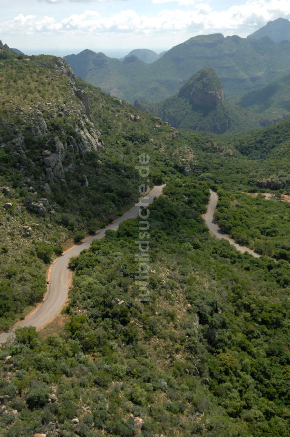 Mpumalanga von oben - Canyon des Blyde River im Hochland von Mpumalanga - Blyderivierspoort Nature Reserve