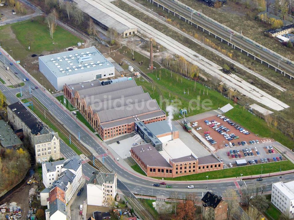 Chemnitz von oben - Chemnitzer Industriemuseum