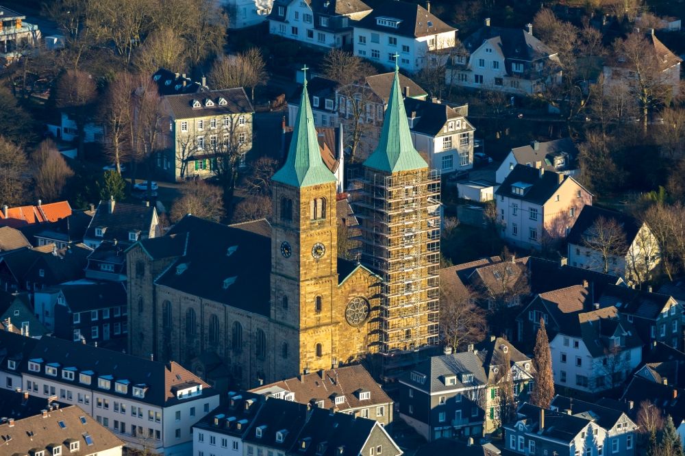 Luftbild Schwelm - Christuskirche in Schwelm im Bundesland Nordrhein-Westfalen