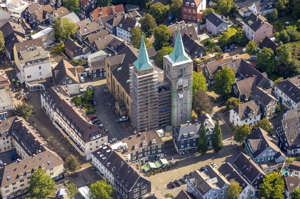 Luftaufnahme Schwelm - Christuskirche in Schwelm im Bundesland Nordrhein-Westfalen