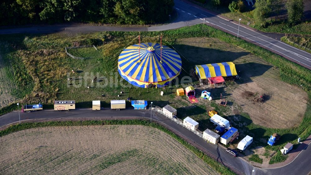 Luftaufnahme Vettelschoß - Circus Balu im Bundesland Rheinland-Pfalz, Deutschland