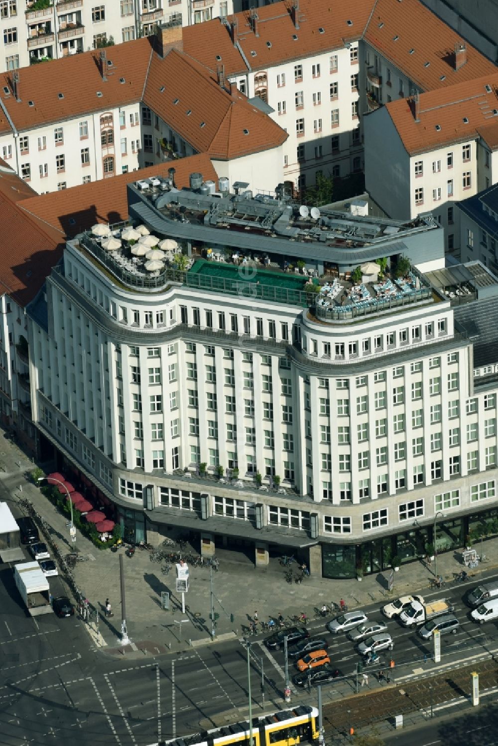 Luftbild Berlin - Club-Hotel Soho House Berlin- Mitte