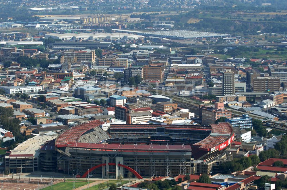 Johannesburg von oben - Coca-Cola Park Stadion / Stadium Johannesburg Südafrika / South Africa