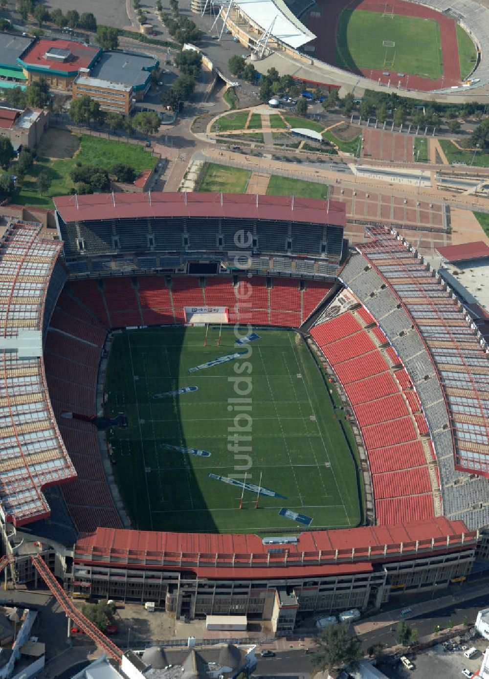 Johannesburg von oben - Coca-Cola Park Stadion / Stadium Johannesburg Südafrika / South Africa