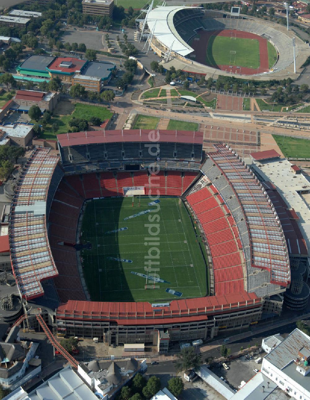 Johannesburg aus der Vogelperspektive: Coca-Cola Park Stadion / Stadium Johannesburg Südafrika / South Africa
