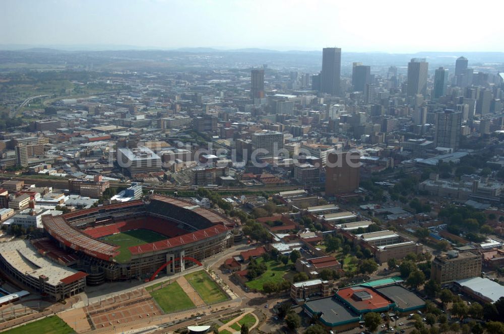 Luftaufnahme Johannesburg - Coca-Cola Park Stadion / Stadium Johannesburg Südafrika / South Africa