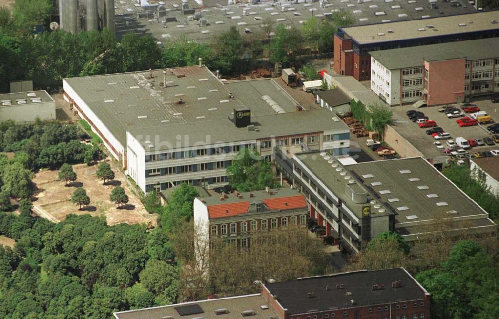 Luftbild Berlin - Computersimulation des Werkes der GERB-Schwingungsisolierungen in Reinickendorf