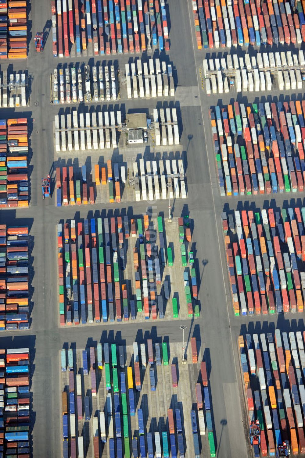 Luftaufnahme Hamburg - Containerhafen Hamburg