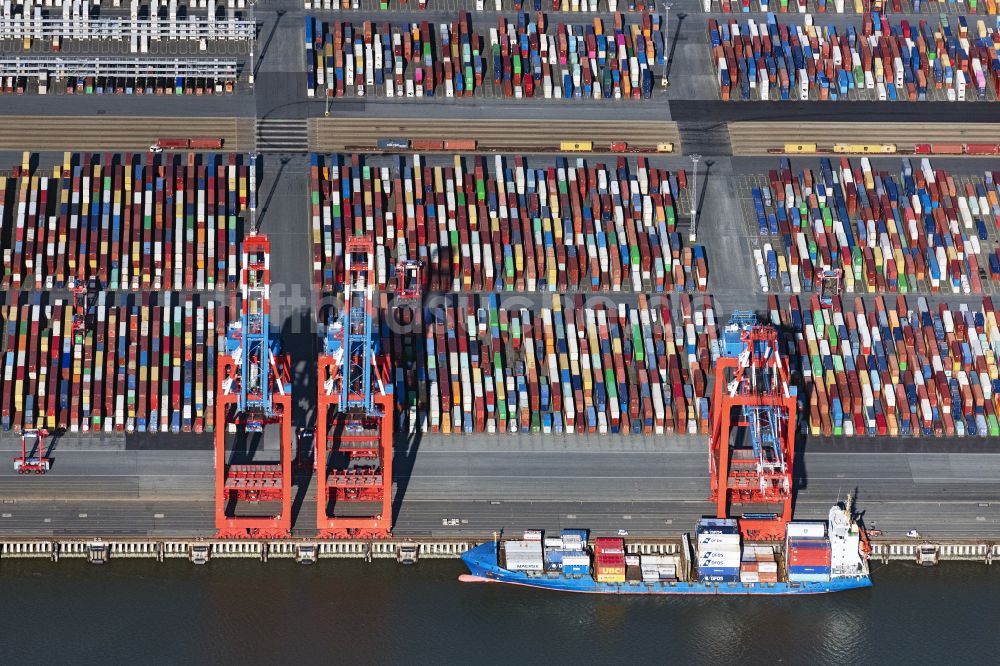 Bremerhaven von oben - Containerterminal im Containerhafen des Überseehafen der EUROGATE Container Terminal Bremerhaven GmbH in Bremerhaven im Bundesland Bremen