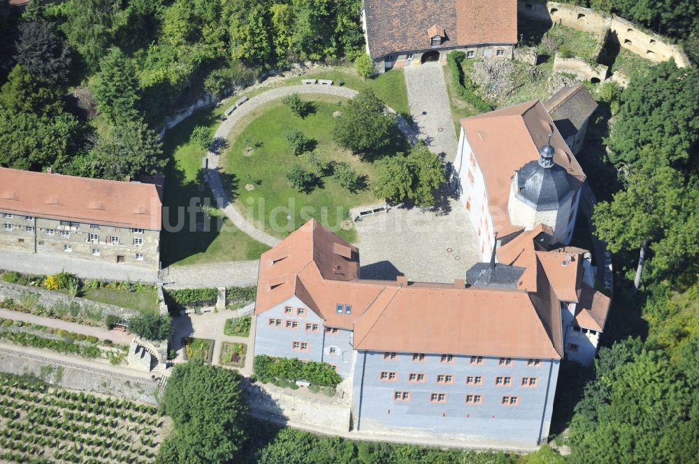Luftaufnahme Dornburg-Camburg - Das Alte Schloss in Dornburg-Camburg im Bundesland Thüringen