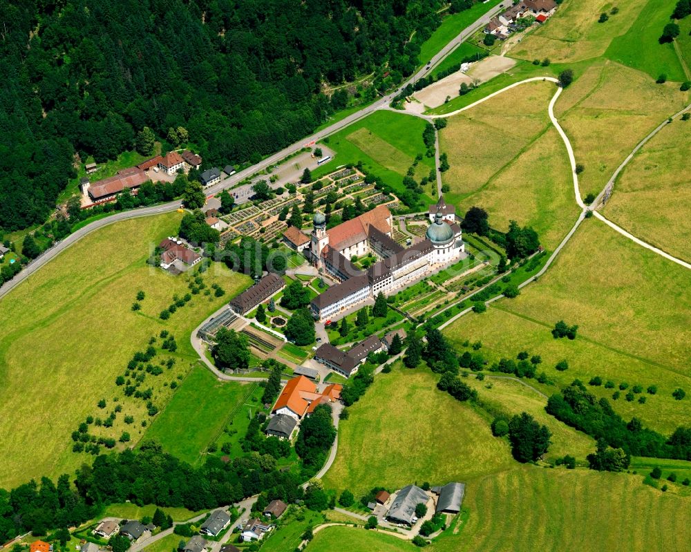 Luftbild Münstertal - Das Benediktinerkloster St. Trudpert im Münstertal im Bundeslaand Baden-Württemberg