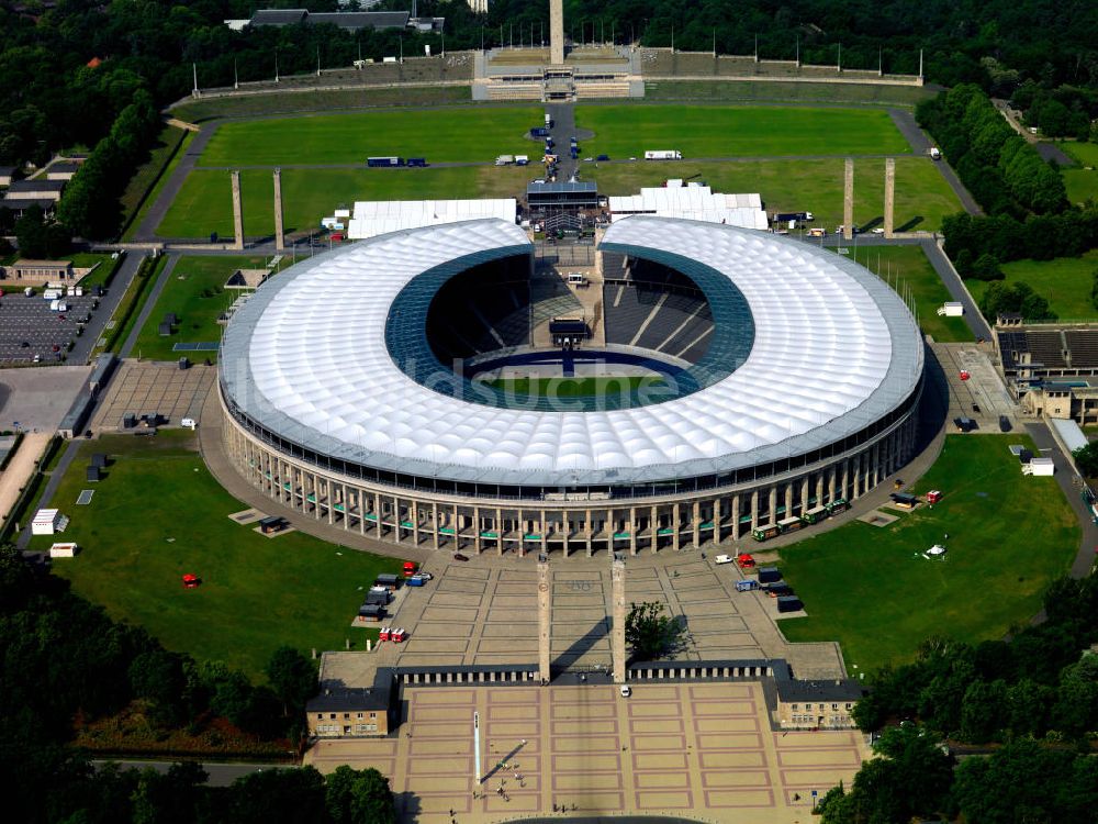 Berlin aus der Vogelperspektive: Das Berliner Olympiastadion