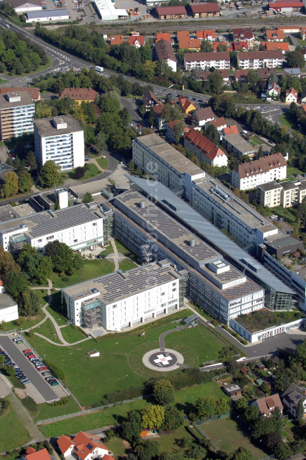 Bad Mergentheim aus der Vogelperspektive: Das Caritas-Krankenhaus Bad Mergentheim