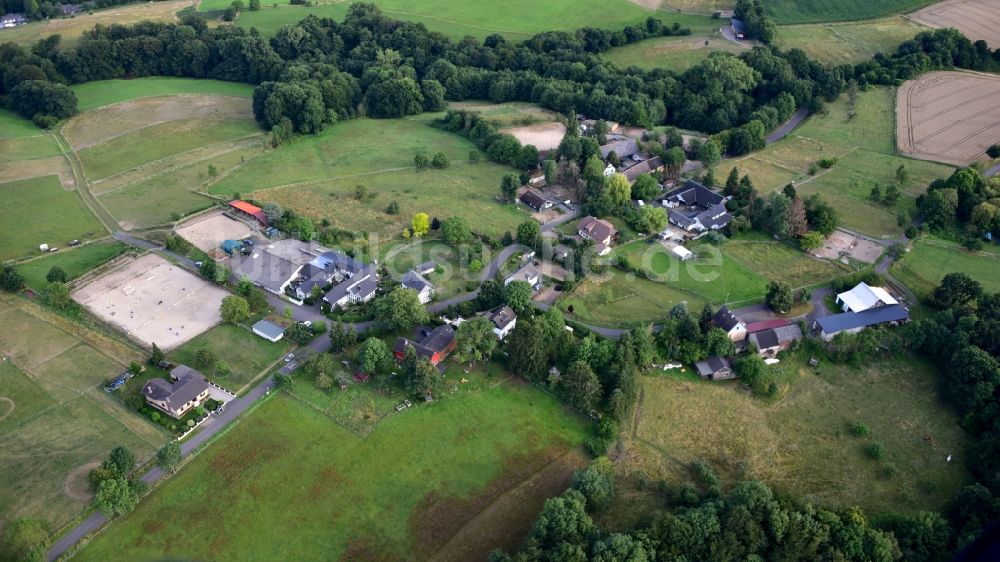 Luftbild Hennef (Sieg) - Das Dorf Hofen im Bundesland Nordrhein-Westfalen, Deutschland