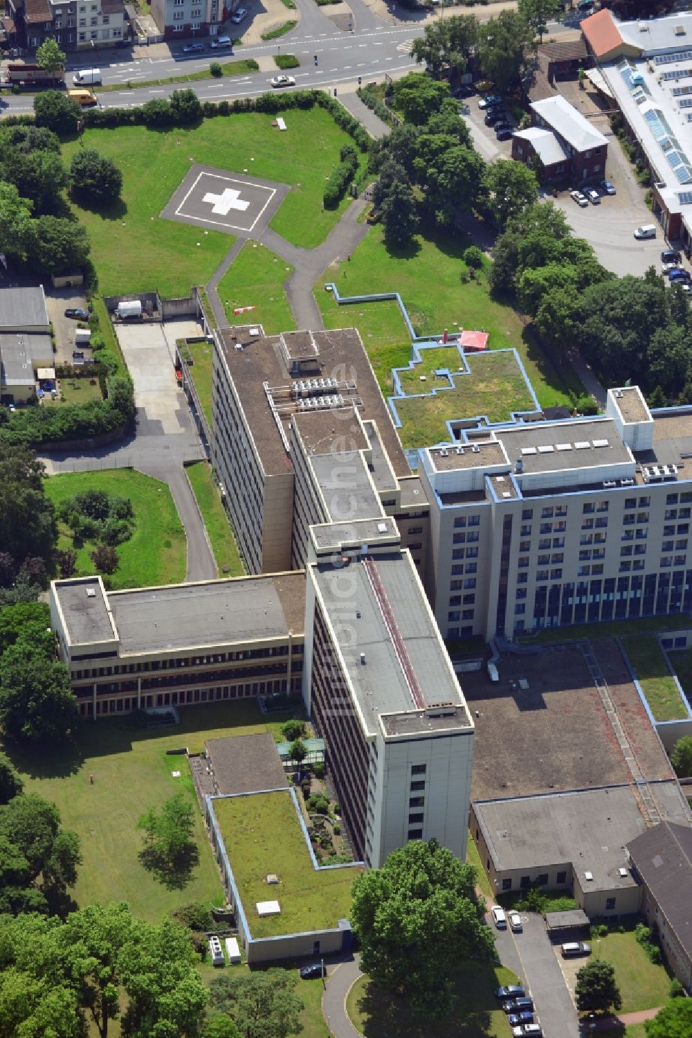 Luftbild Dortmund - Das Klinikzentrum Nord des Klinikum Dortmund in Dortmund im Bundesland Nordrhein-Westfalen