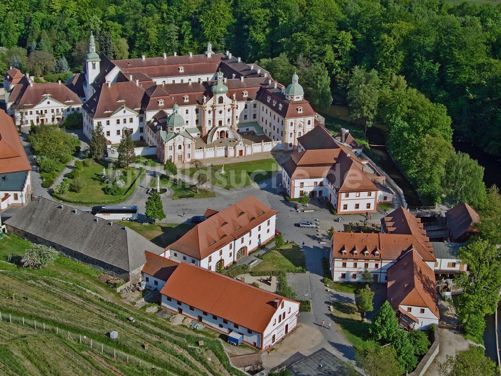Luftbild Ostritz - Das Kloster St. Marienthal in Ostritz