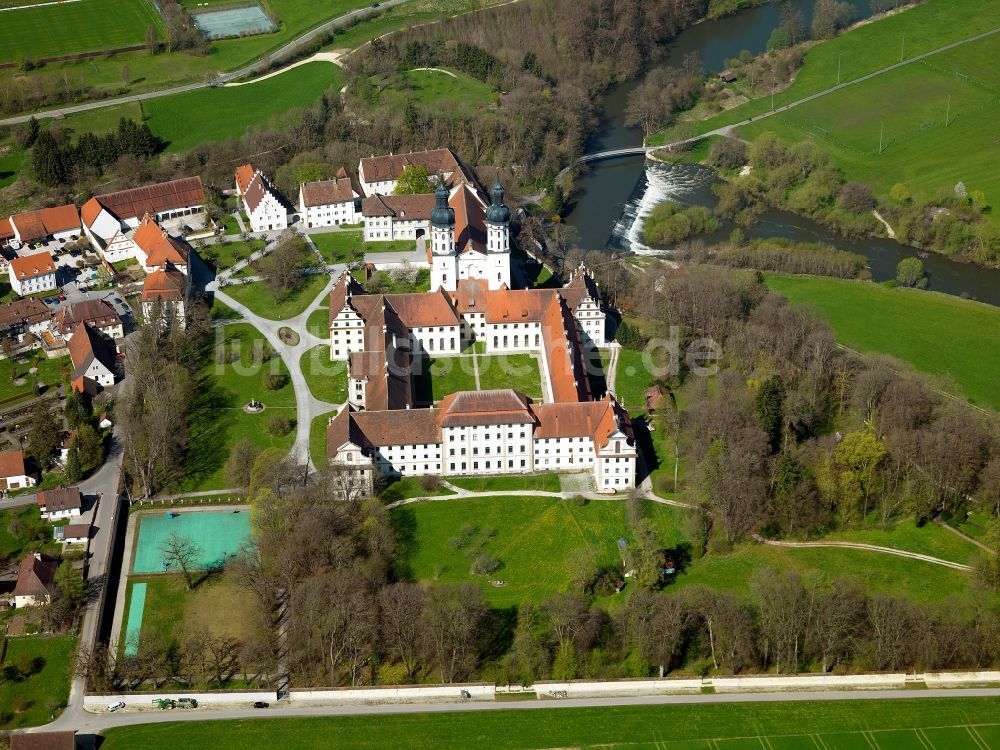 Luftbild Obermarchtal - Das Kloster Obermarchtal in der Gemeinde Obermarchtal im Bundesland Baden-Württemberg