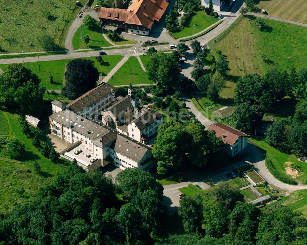 Luftbild Bühl-Neusatzeck - Das Mutterhaus der Dominikaner in Bühl-Neusatzeck im Bundesland Baden-Württemberg