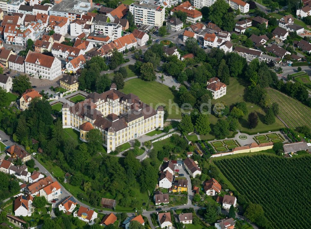 Luftaufnahme Tettnang - Das Neue Schloss in Tettnang im Bundesland Baden-Württemberg
