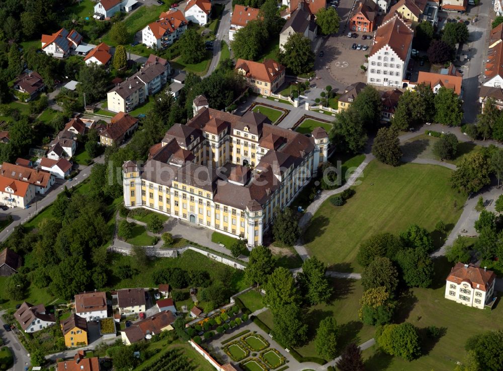 Tettnang aus der Vogelperspektive: Das Neue Schloss in Tettnang im Bundesland Baden-Württemberg