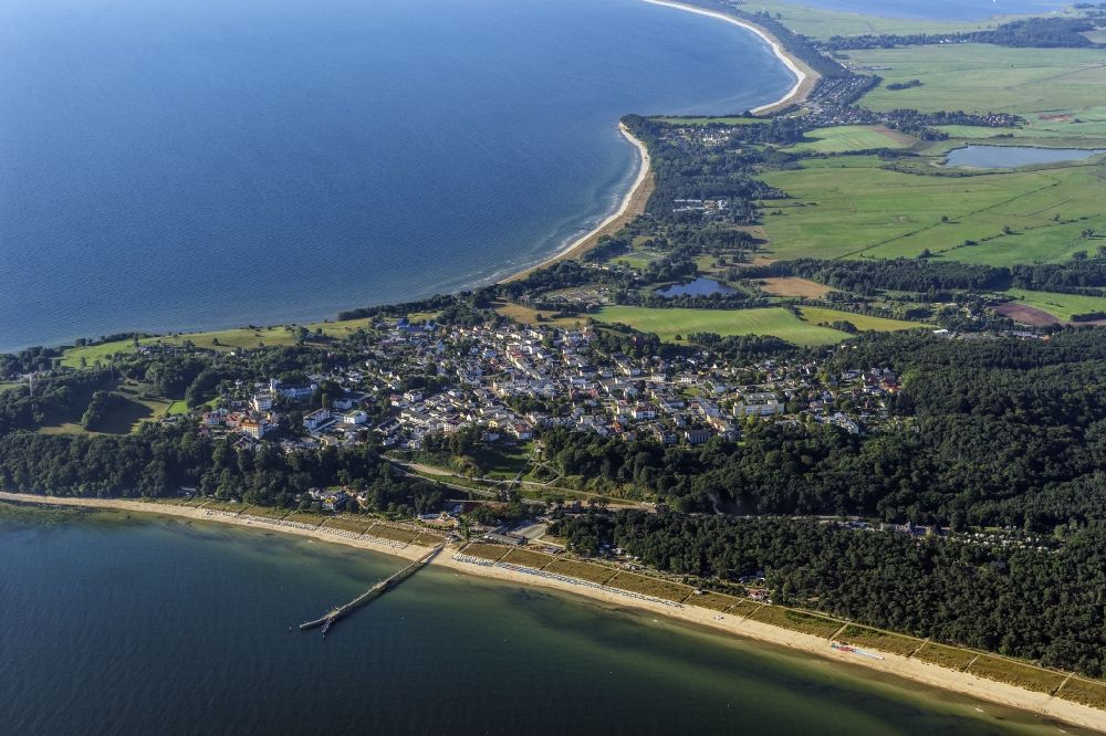 Göhren aus der Vogelperspektive: Das Ostseebad Göhren auf der Insel Rügen in Mecklenburg-Vorpommern