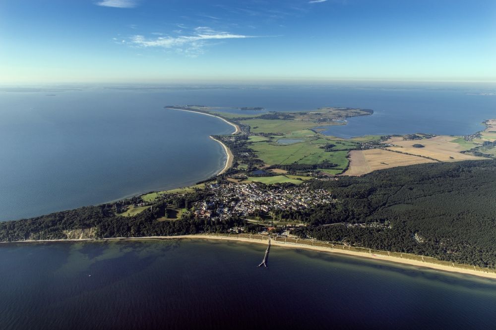 Göhren von oben - Das Ostseebad Göhren auf der Insel Rügen in Mecklenburg-Vorpommern