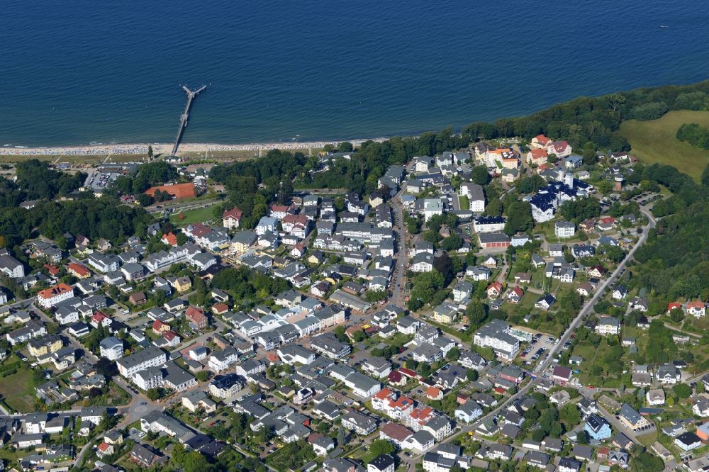 Luftaufnahme Göhren - Das Ostseebad Göhren auf der Insel Rügen in Mecklenburg-Vorpommern