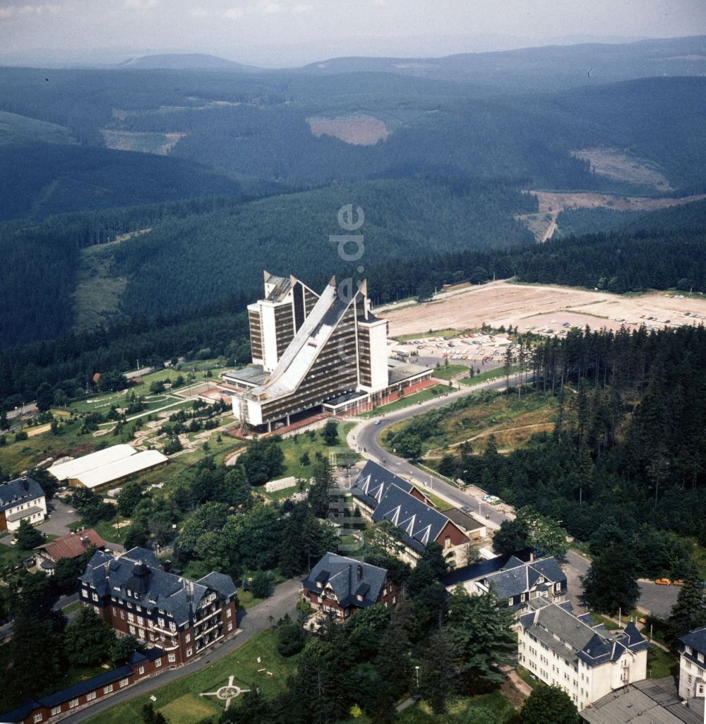 Luftbild Oberhof - Das Panorama Hotel in Oberhof im Bundesland Thüringen