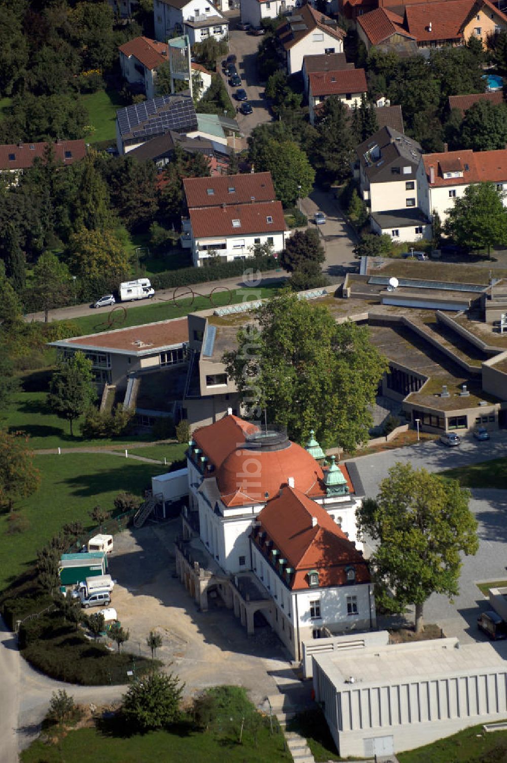 Luftaufnahme Marbach - Das Schiller-Nationalmuseum und das Deutsches Literaturarchiv Marbach am Neckar