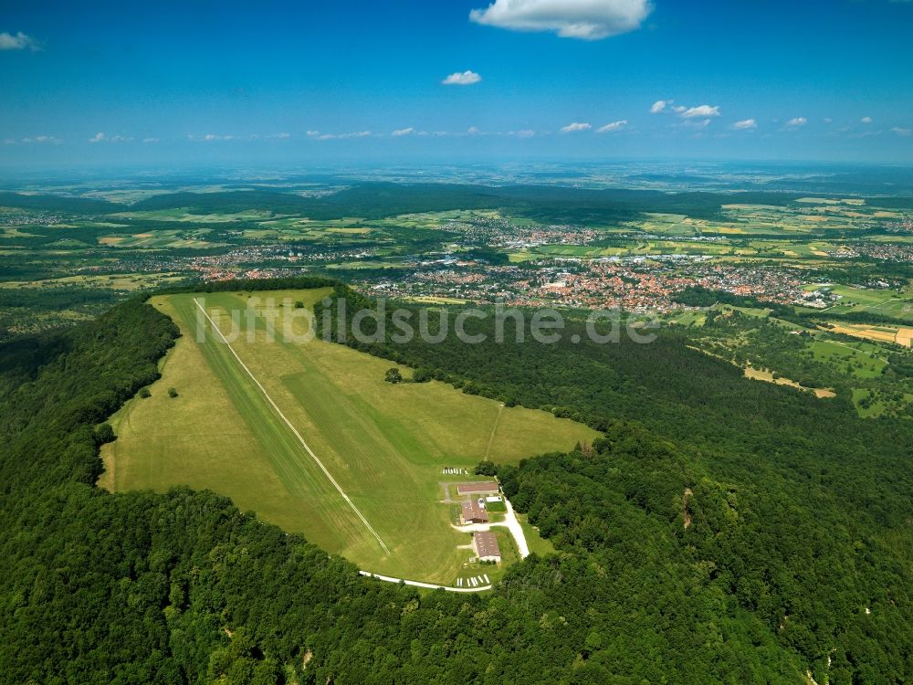 Luftbild Mössingen - Das Segelfluggelände Farrenberg in Mössingen im Bundesland Baden-Württemberg