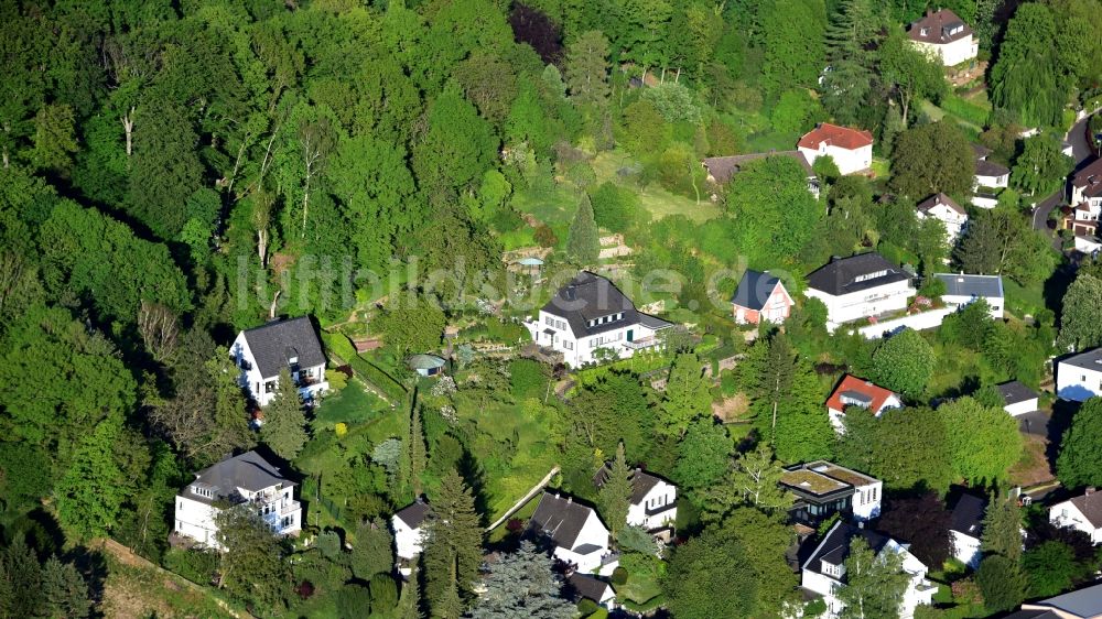 Luftbild Bad Honnef - Das Wohnhaus Konrad Adenauers in Röhndorf im Bundesland Nordrhein-Westfalen, Deutschland