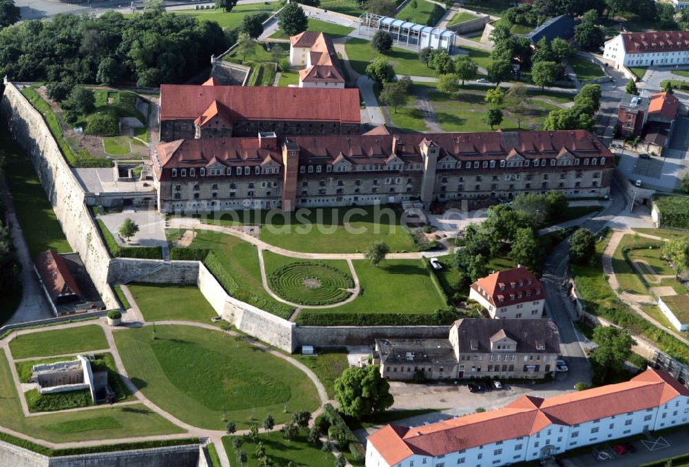 Luftbild Erfurt - Defensionskaserne auf der Zitadelle Petersberg in Erfurt im Bundesland Thüringen