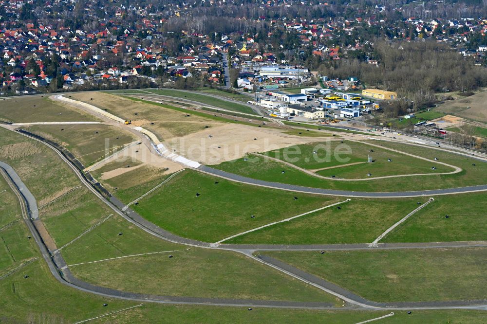 Luftaufnahme Schwanebeck - Deponie Schwanebeck in Panketal im Bundesland Brandenburg