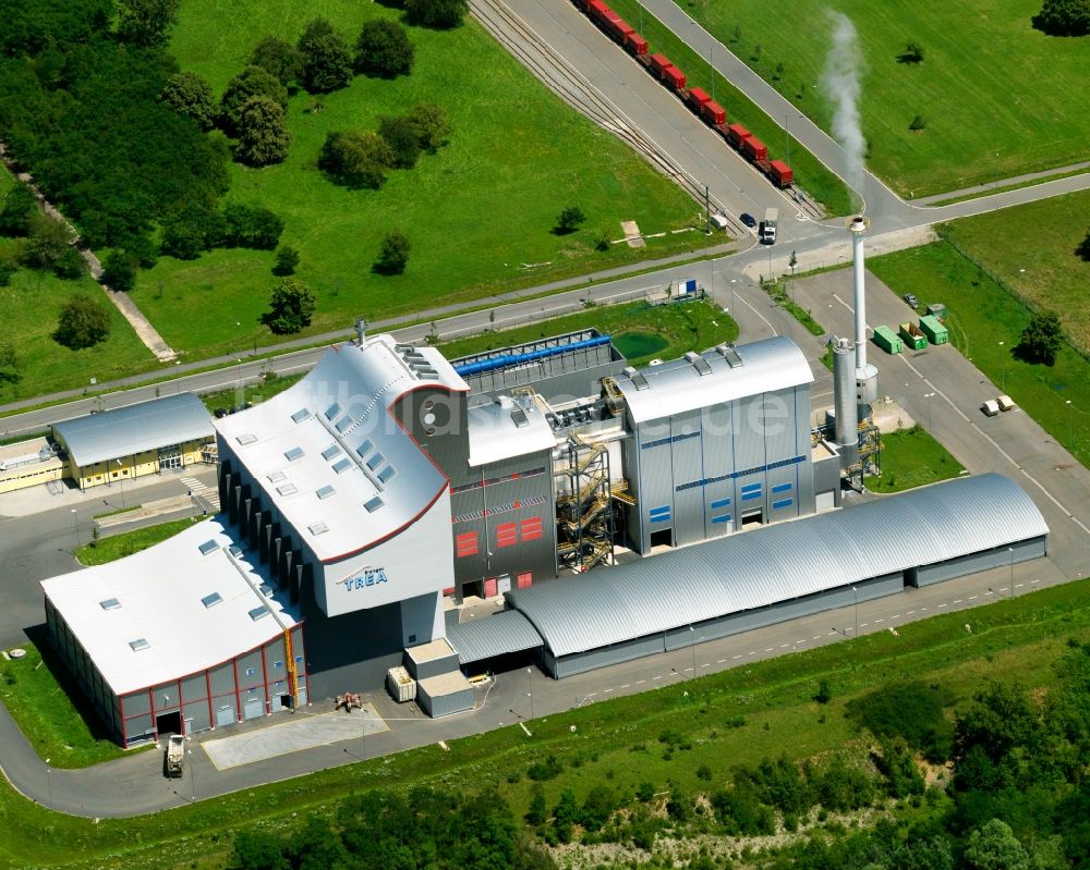 Luftaufnahme Bremgarten - Der Flugplatz und das Industriegebiet Bremgarten sowie der Gewerbepark Breisgau im Breisgau im Bundesland Baden-Württemberg