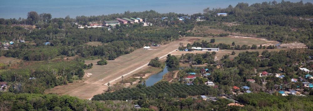 Luftbild Pa Klok - Der Flugplatz Phuket Airpark in Pa Klok auf der Insel Phuket in Thailand